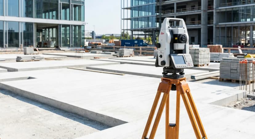 Total Station ile Hassas Arazi Ölçümü